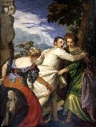 Paolo Veronese Allegory of virtue and vice oil painting artist